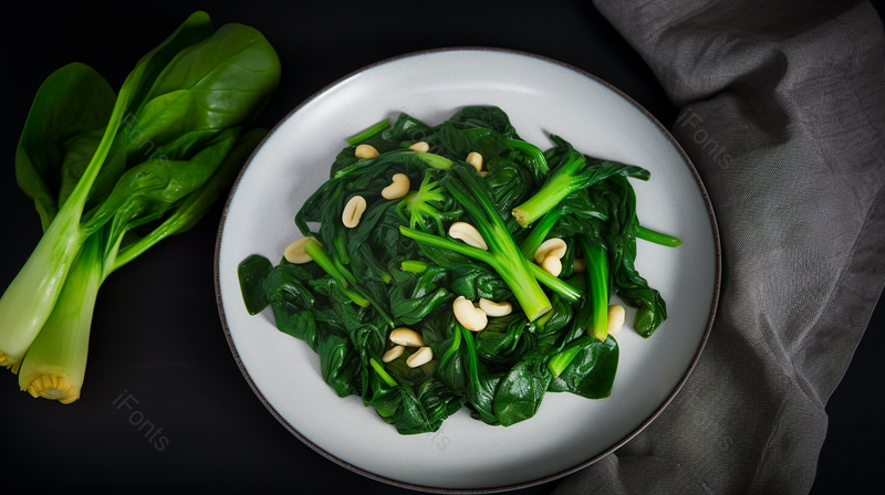 绿油油的青色蔬菜菠菜美食摄影,高清,摄影图,摄影图片,图片大全,摄影图免费下载